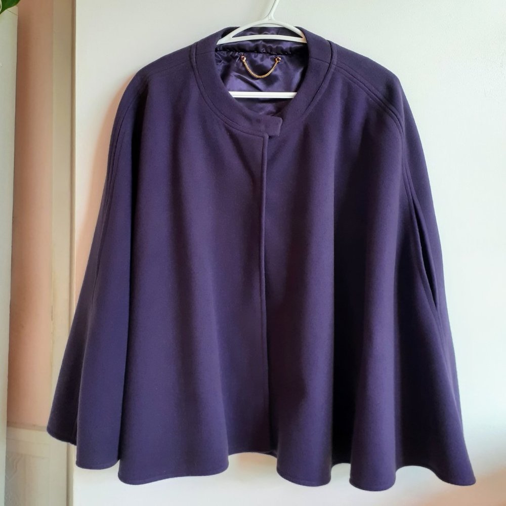 Purple Cape Coat